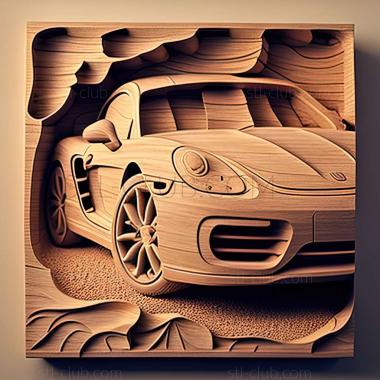 3D мадэль Porsche Cayman (STL)